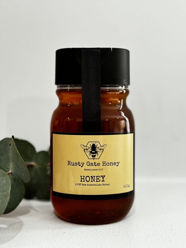 Rusty Gate 500g Raw Honey Squeeze Bottle