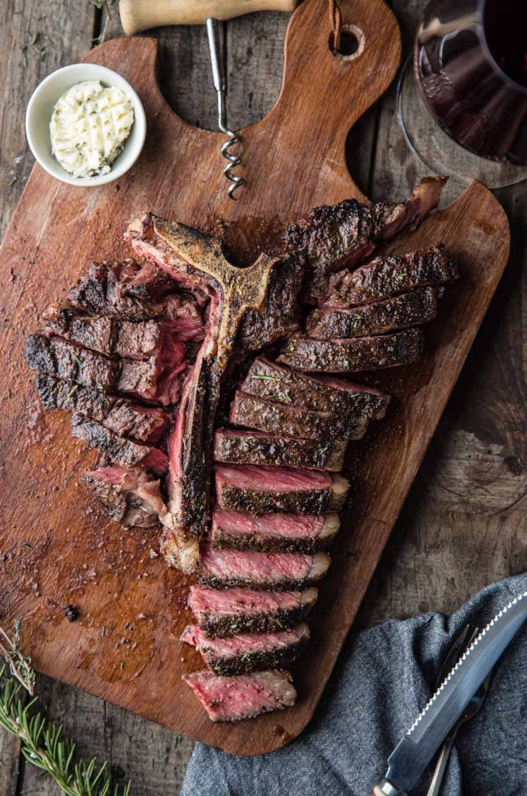 2 x Grass Fed T-bones cooked preview