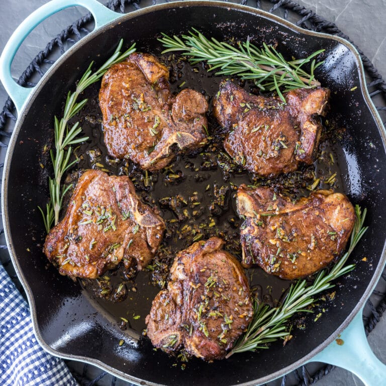 4 x Grass Fed Lamb Loin Chops cooked preview