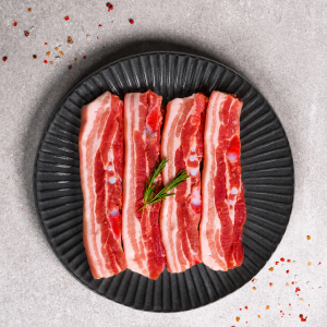 Free Range Pork Belly Strips