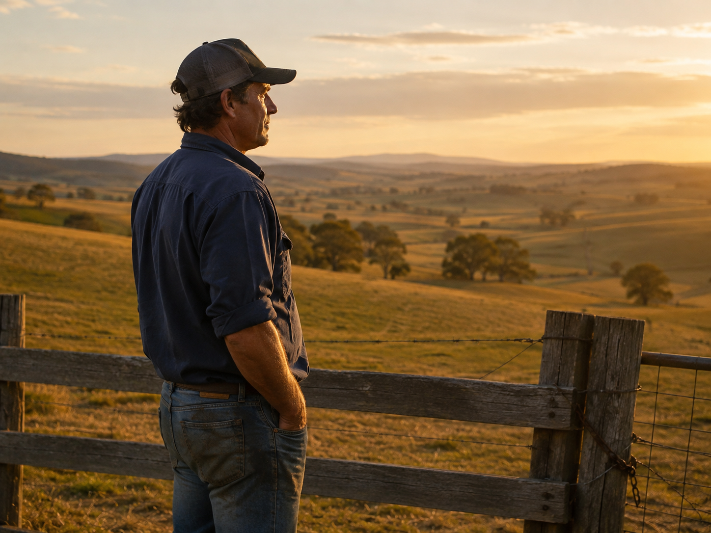 An Australian farming family