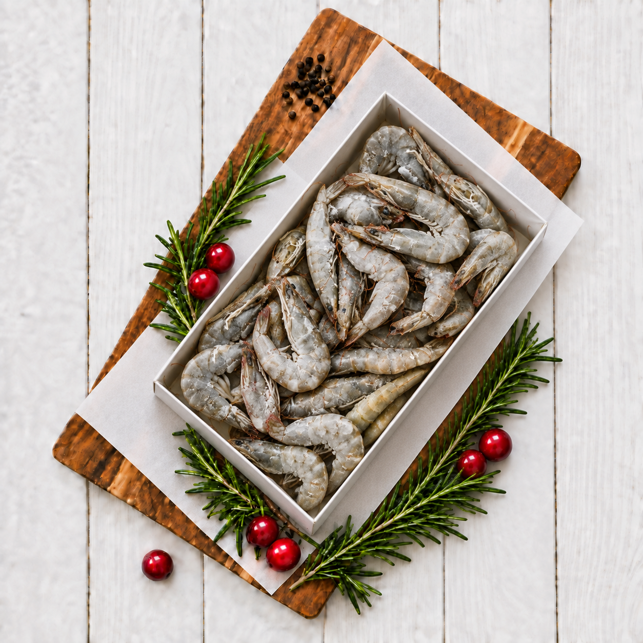 5kg Premium Wild Caught Green Prawns